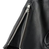 SMOOTH LAMB LEATHER GLOVE (BLACK)