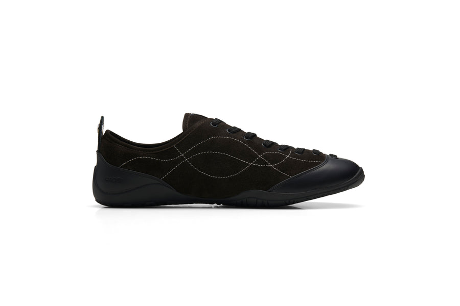 SUNLIGHT PRIMA FLAT Brown | Leather Flatsole Laceup Sneakers | OAO