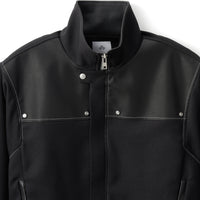 フットウェアブランドOAO(オーエーオー)のジャケットLES ARCS JACKET BLACK(レザルクジャケット)