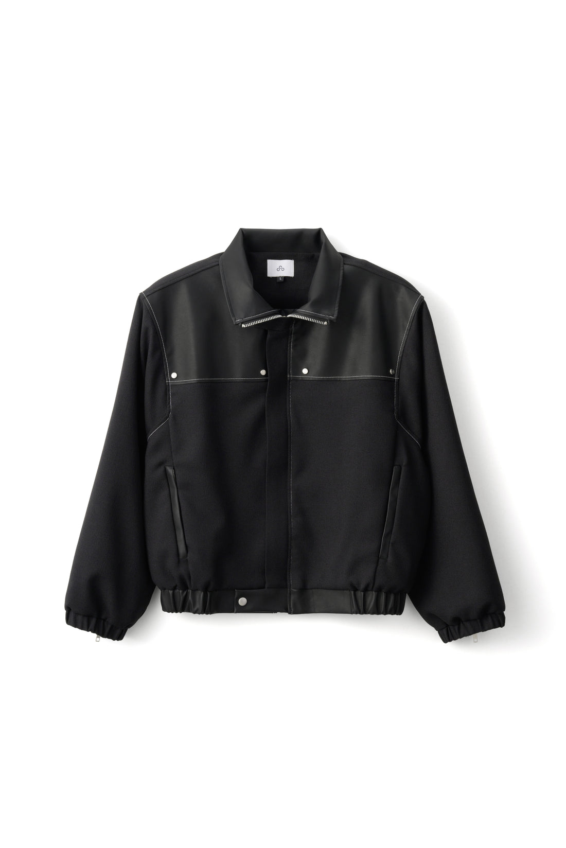 フットウェアブランドOAO(オーエーオー)のジャケットLES ARCS JACKET BLACK(レザルクジャケット)