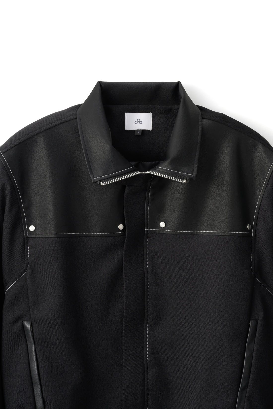 フットウェアブランドOAO(オーエーオー)のジャケットLES ARCS JACKET BLACK(レザルクジャケット)