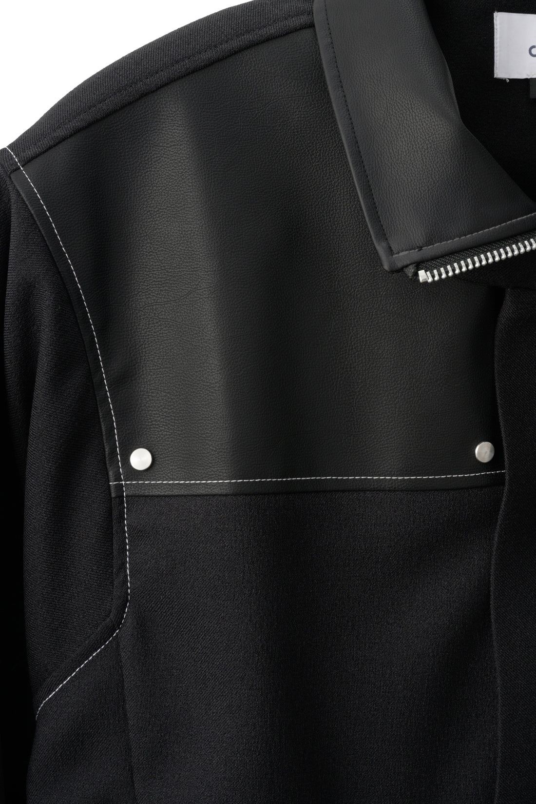 フットウェアブランドOAO(オーエーオー)のジャケットLES ARCS JACKET BLACK(レザルクジャケット)