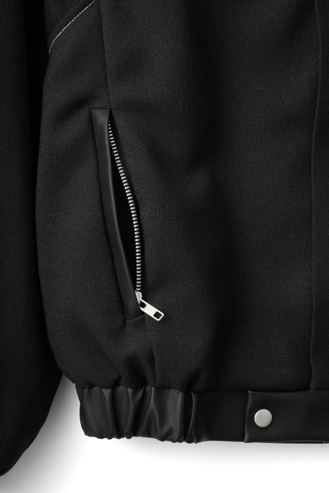 フットウェアブランドOAO(オーエーオー)のジャケットLES ARCS JACKET BLACK(レザルクジャケット)