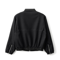 フットウェアブランドOAO(オーエーオー)のジャケットLES ARCS JACKET BLACK(レザルクジャケット)