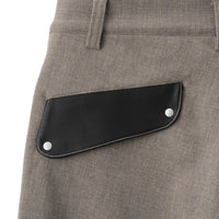 フットウェアブランドOAO(オーエーオー)のトラウザーズLES ARCS TROUSERS KHAKI(レザルクトラウザーズ)