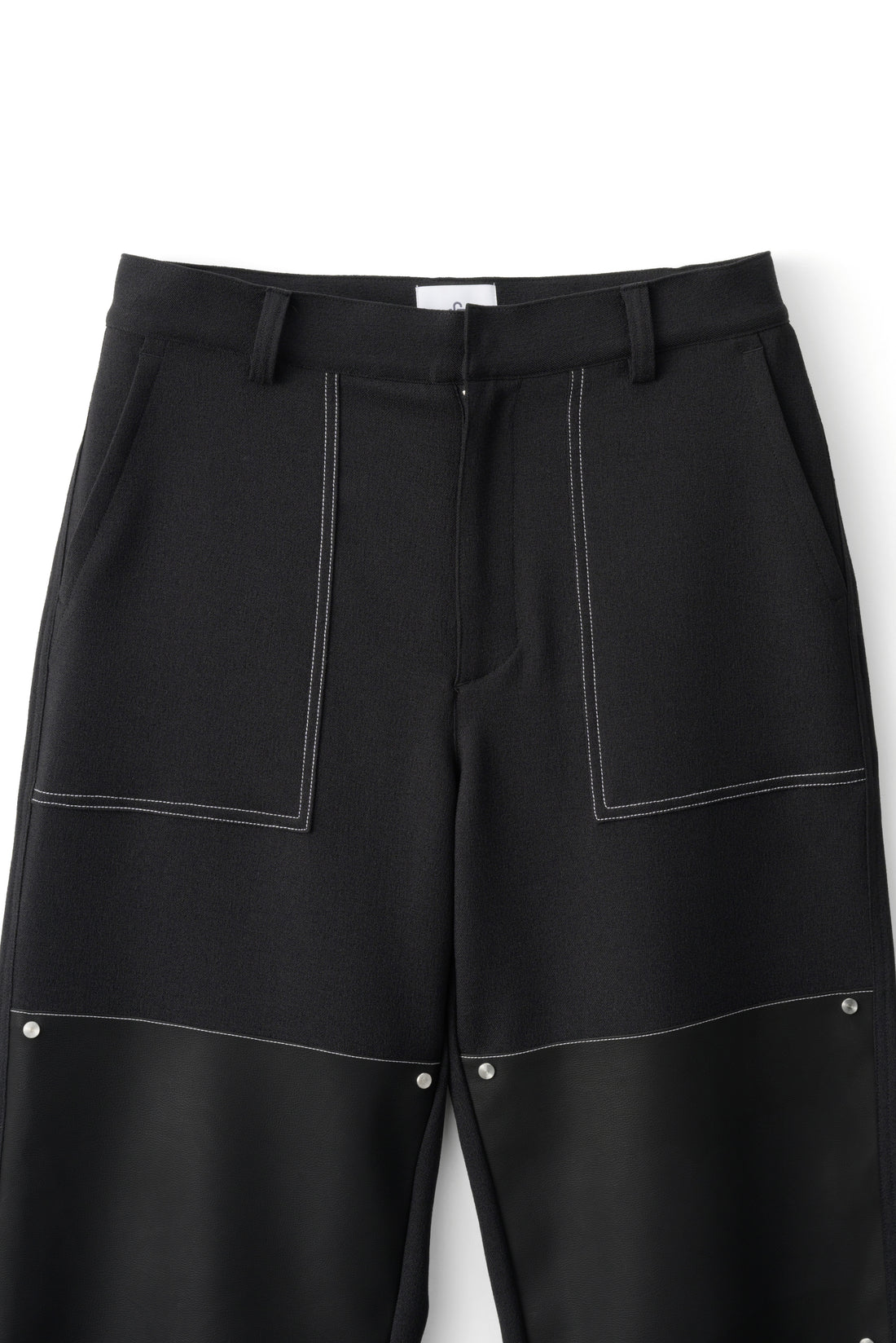 フットウェアブランドOAO(オーエーオー)のトラウザーズLES ARCS TROUSERS BLACK(レザルクトラウザーズ)
