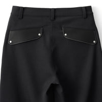 フットウェアブランドOAO(オーエーオー)のトラウザーズLES ARCS TROUSERS BLACK(レザルクトラウザーズ)
