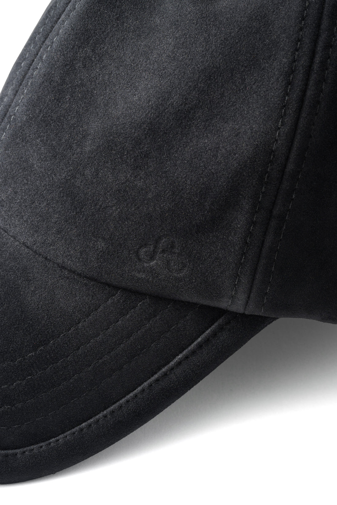 TRIMMED CAP（Black Faux Suede）