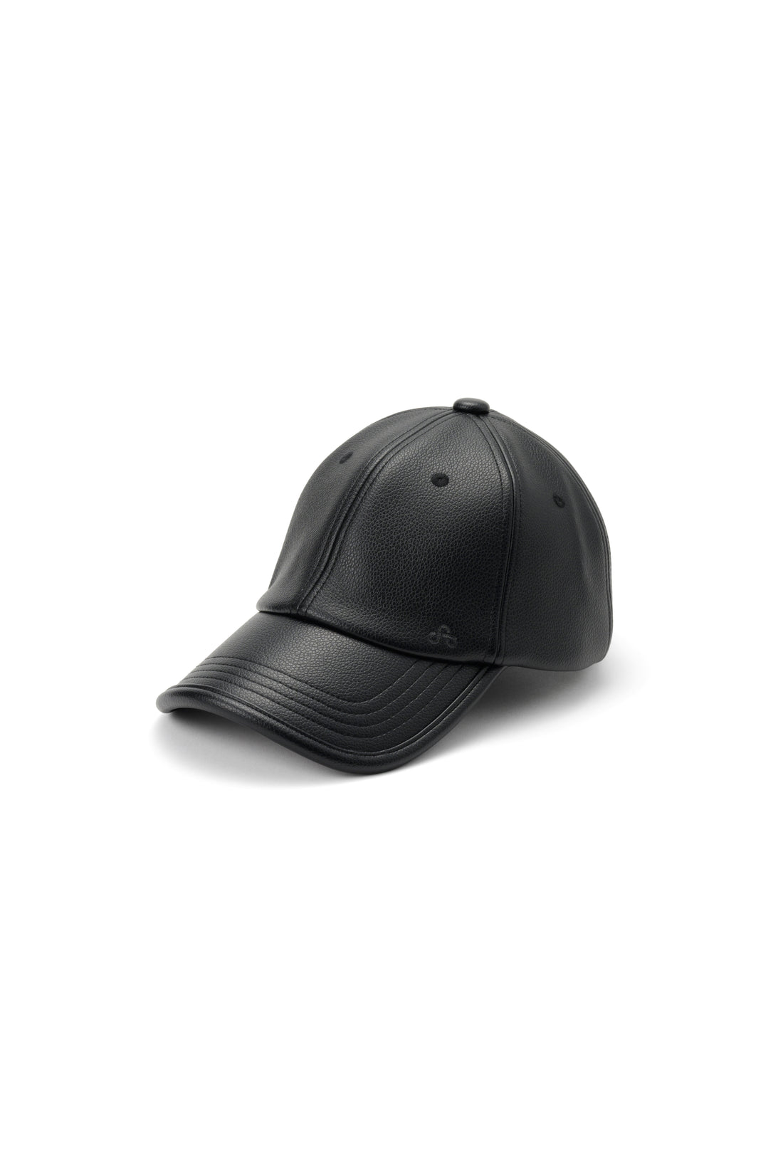 TRIMMED CAP（Black Faux Leather）