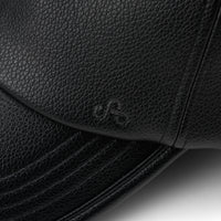 TRIMMED CAP（Black Faux Leather）
