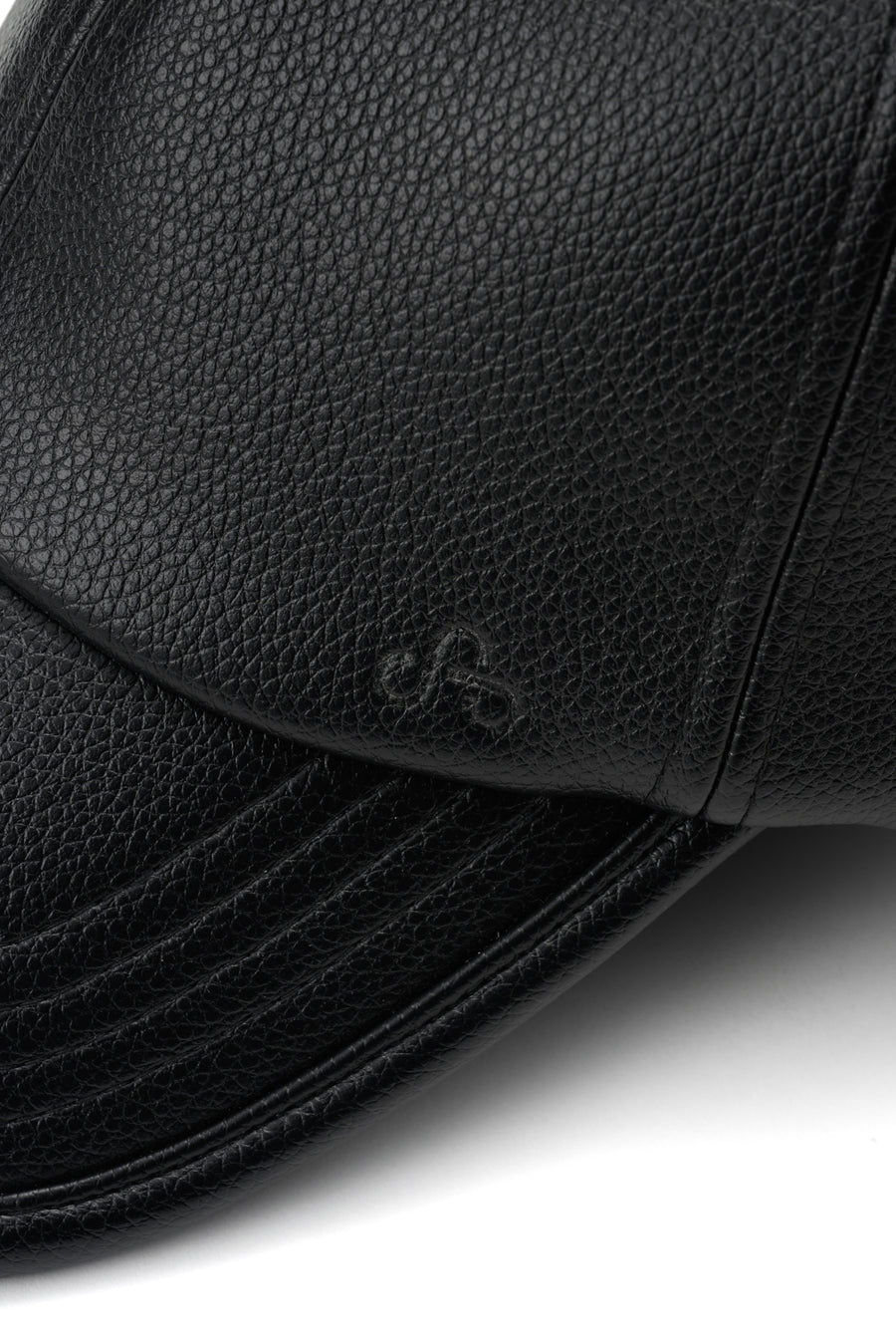 週末セール キャップ oao ブラック 黒 BLACK OAO公式ストア】TRIMMED CAP-Black Faux Leather (トリムドキャップ) | OAO