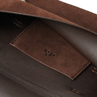 SUEDE LEATHER BELT BAG (Brown)