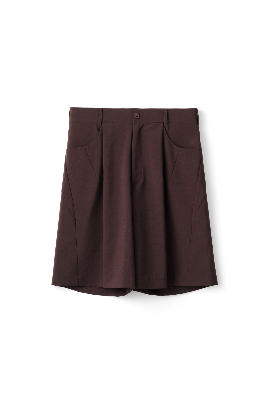 THE CURVE SHORTS (DARK BROWN)