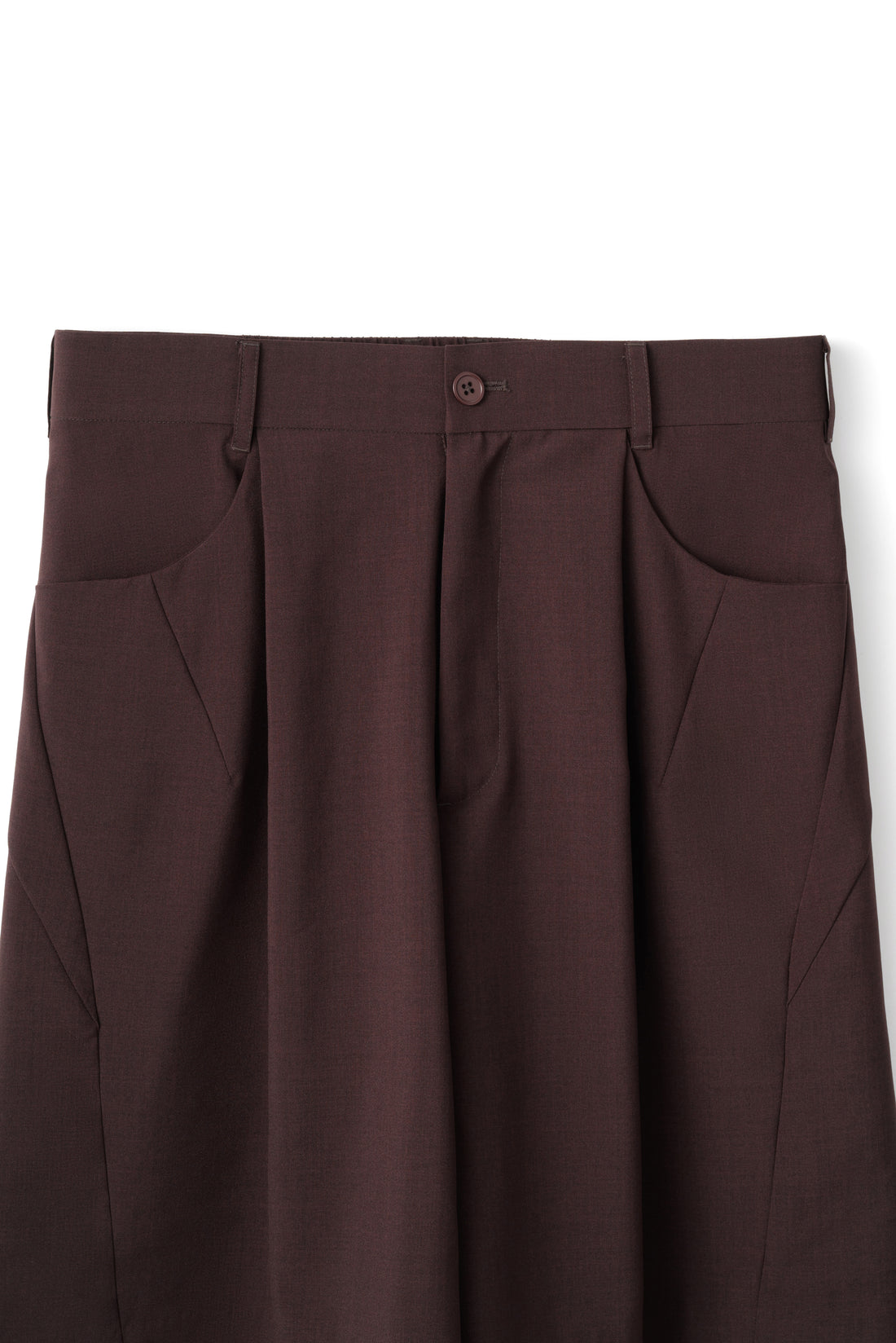 THE CURVE SHORTS (DARK BROWN)