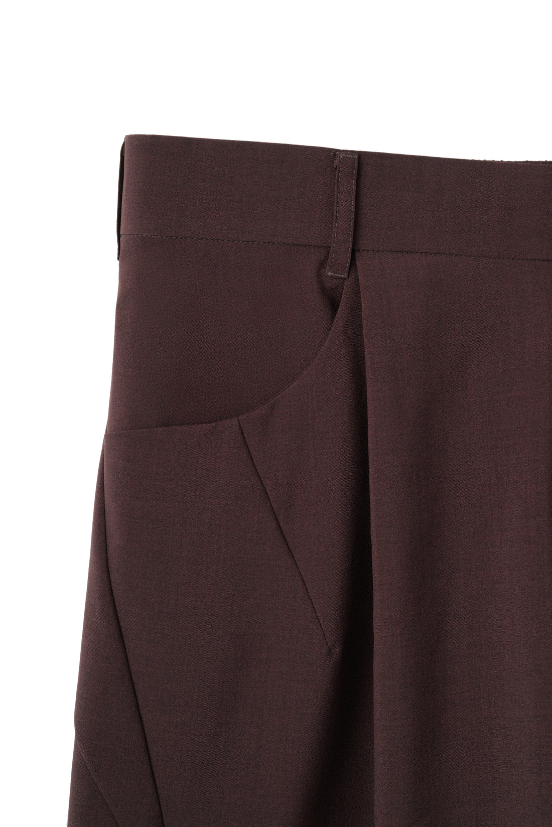 THE CURVE SHORTS (DARK BROWN)