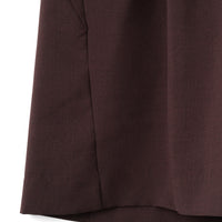 THE CURVE SHORTS (DARK BROWN)