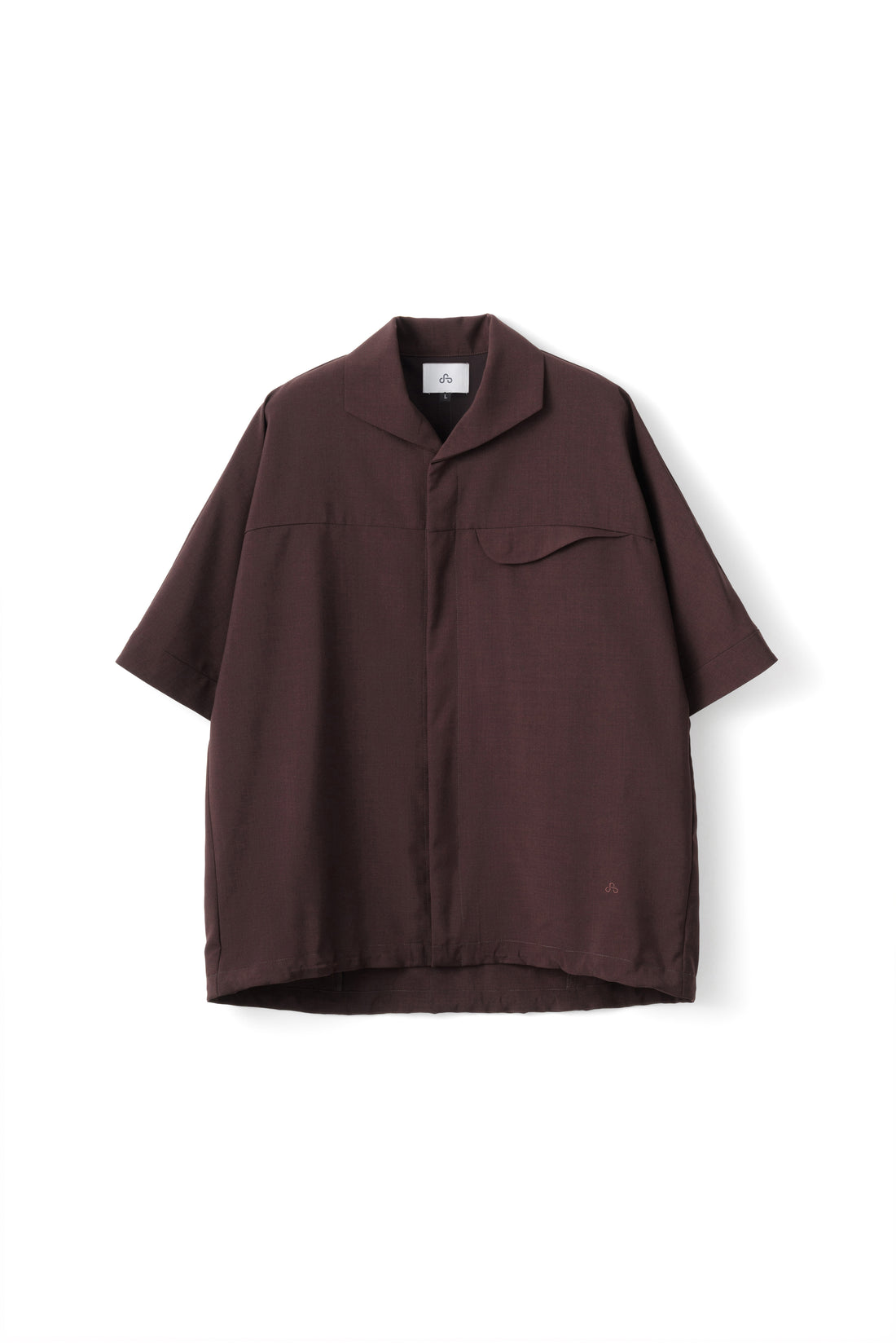THE CURVE SHIRT (DARK BROWN)