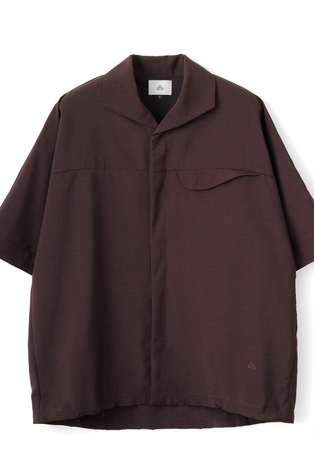 THE CURVE SHIRT (DARK BROWN)
