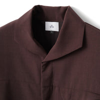 THE CURVE SHIRT (DARK BROWN)