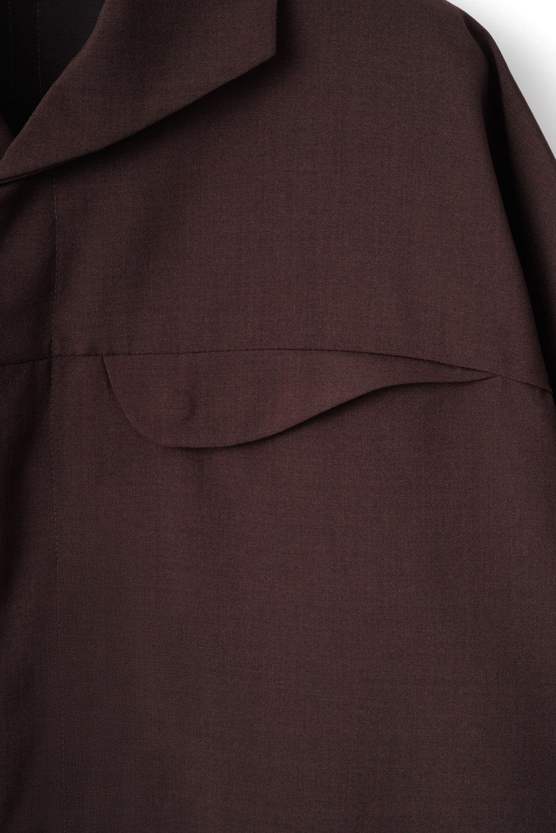 THE CURVE SHIRT (DARK BROWN)