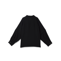 NO COLLAR UNIFORM SHIRT (Black)