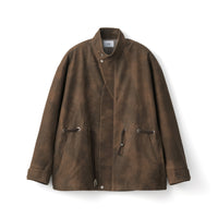 ARC JACKET (Brown Faux Leather)
