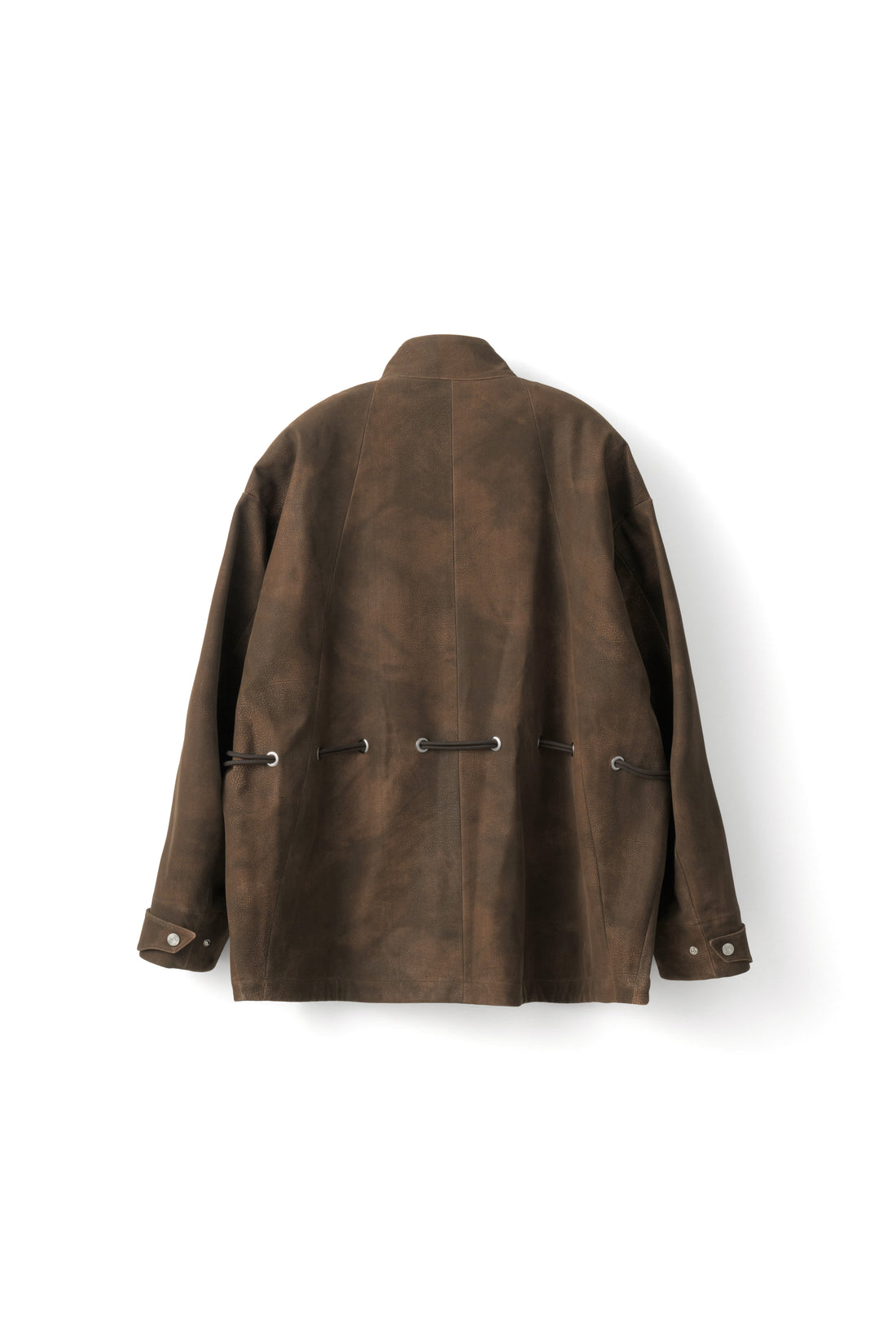 ARC JACKET (Brown Faux Leather)