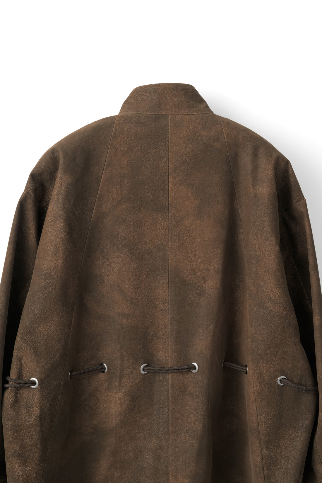 ARC JACKET (Brown Faux Leather)
