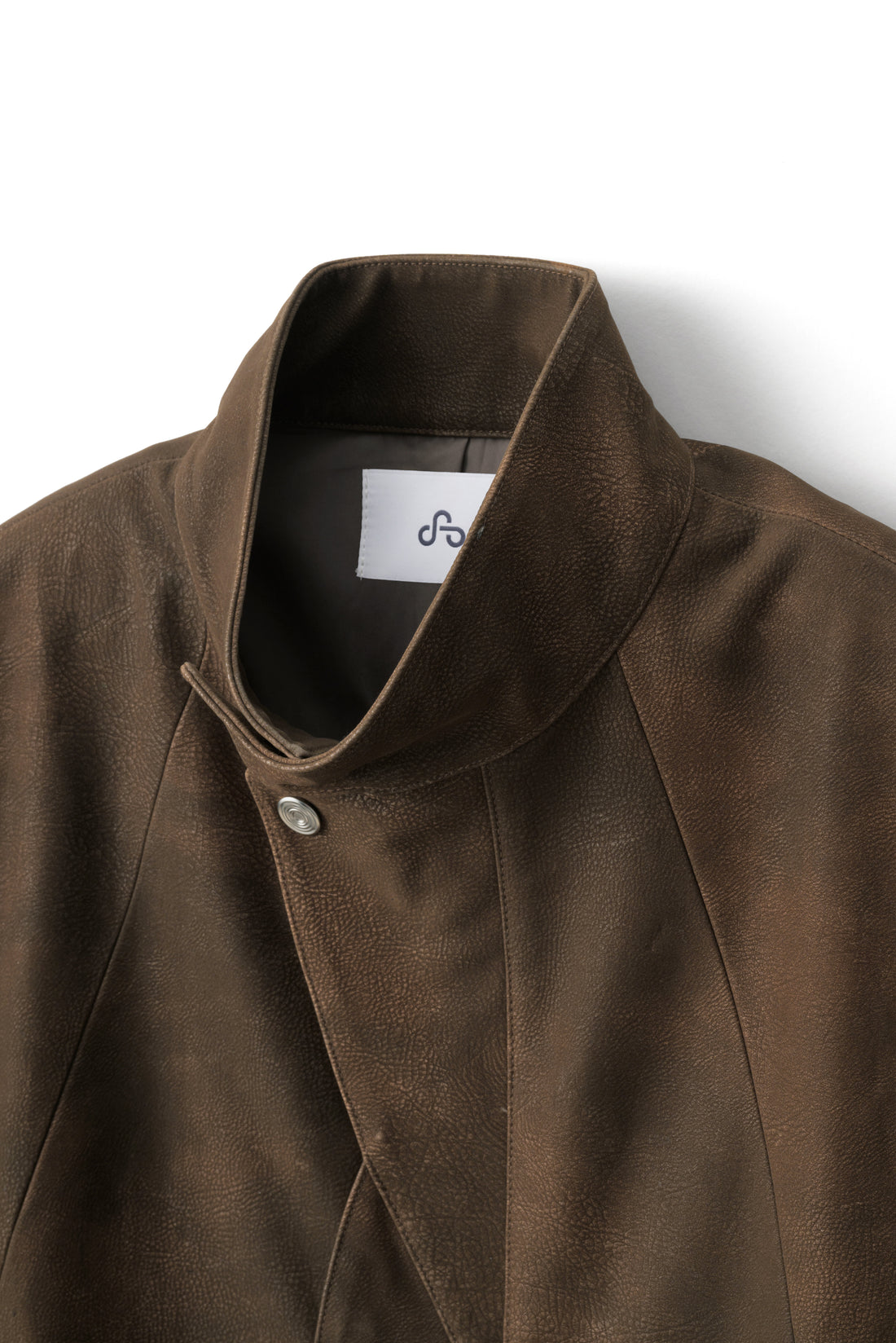 ARC JACKET (Brown Faux Leather)