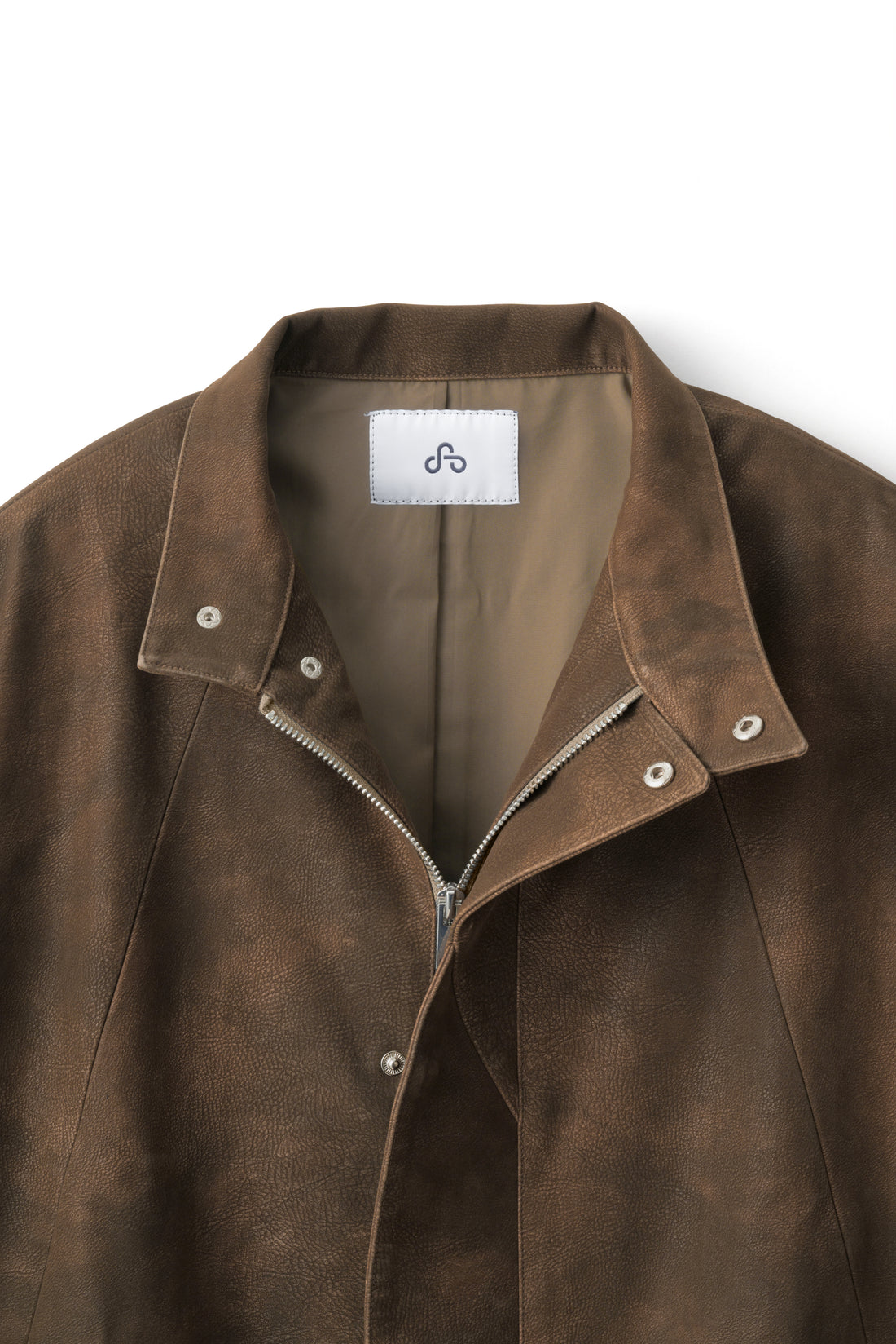 ARC JACKET (Brown Faux Leather)