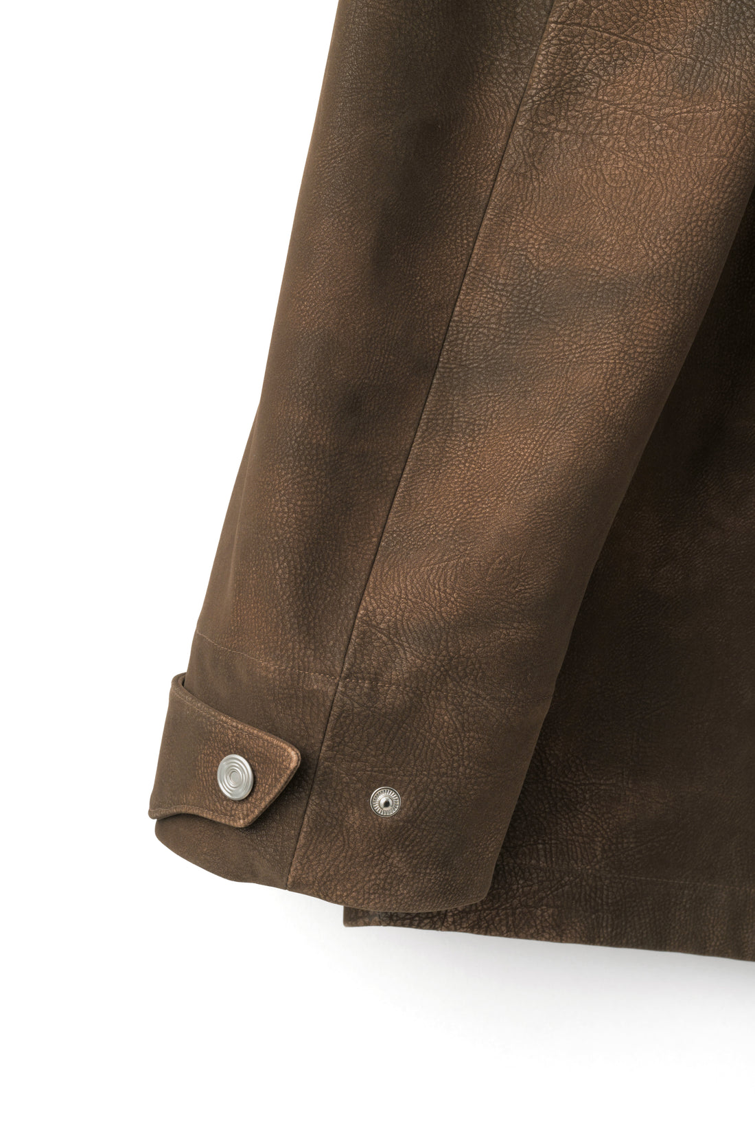 ARC JACKET (Brown Faux Leather)
