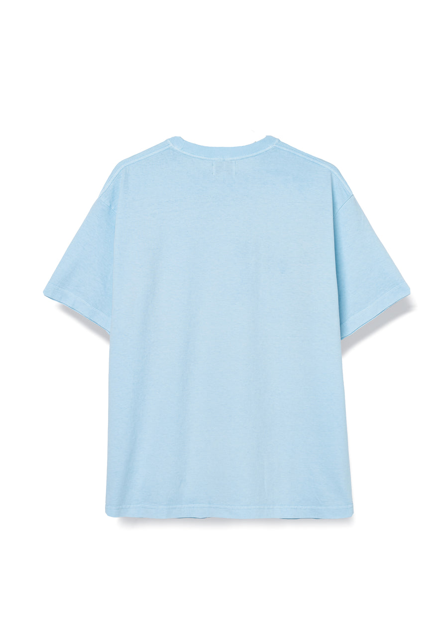 COTTON DYED T-SHIRT (Light Blue)