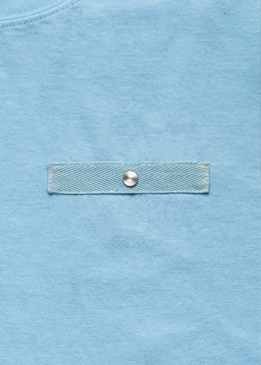 COTTON DYED T-SHIRT (Light Blue)