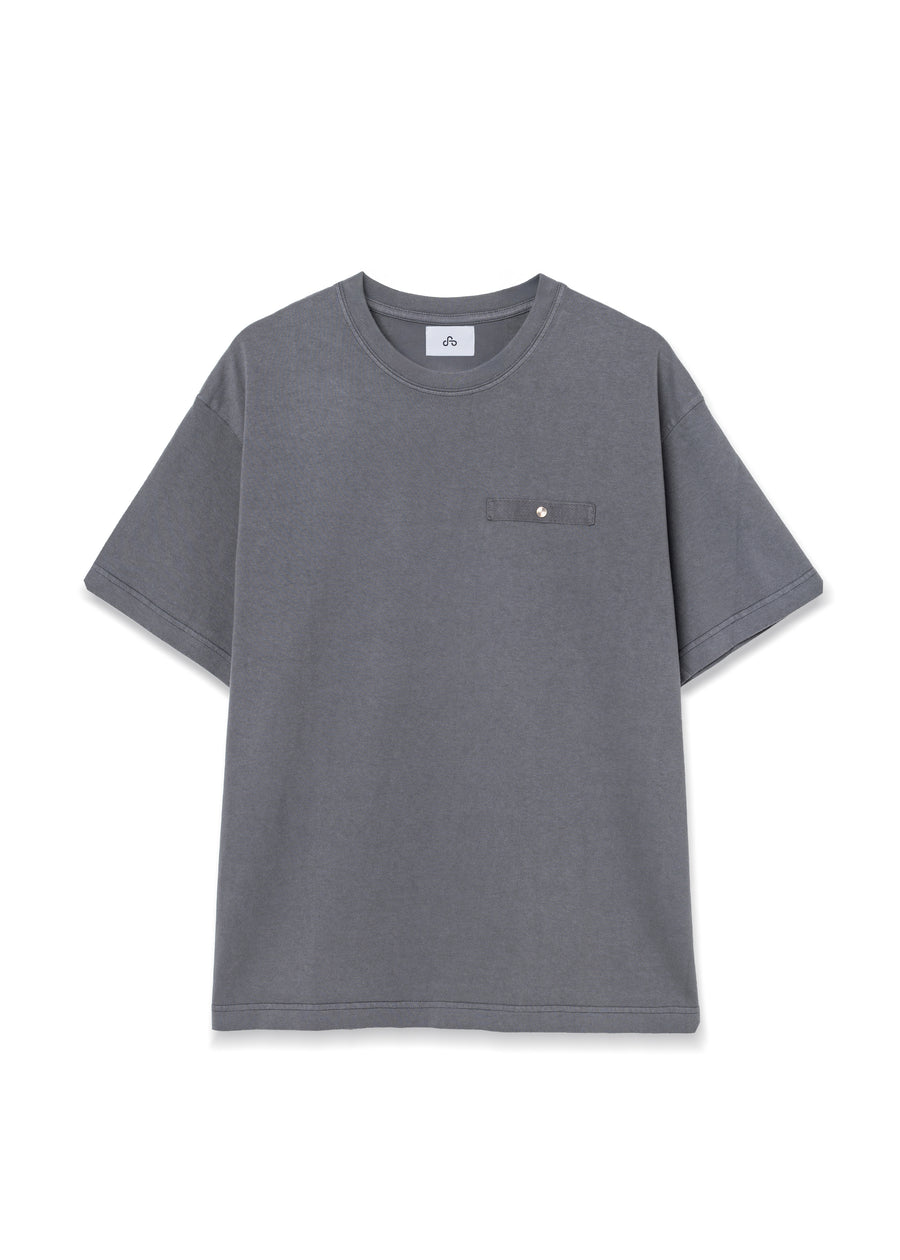 COTTON DYED T-SHIRT (Gray)
