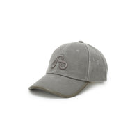 WASHED TRIMMED CAP (GRAY)