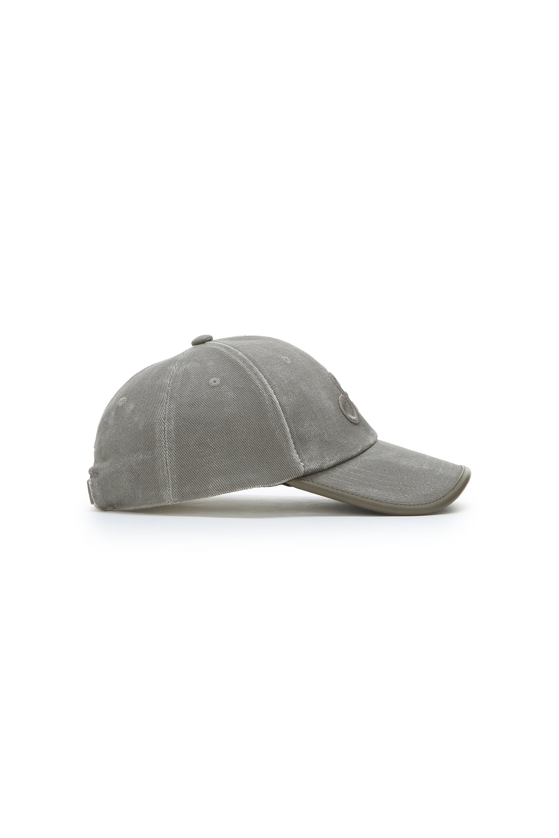 WASHED TRIMMED CAP (GRAY)