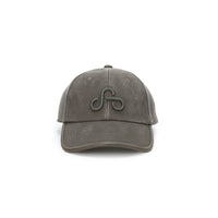 WASHED TRIMMED CAP (DARK GRAY)