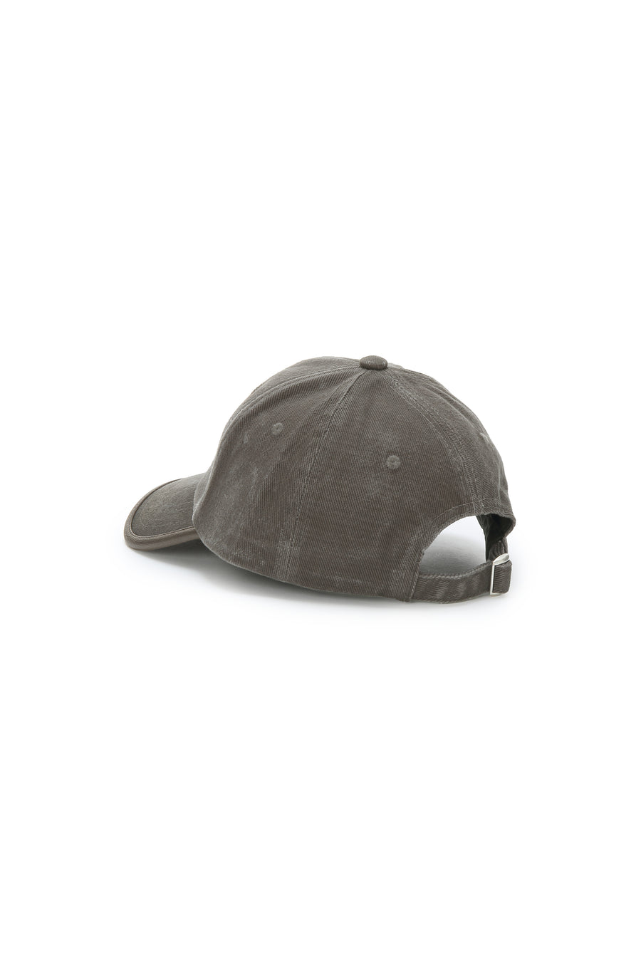 WASHED TRIMMED CAP (DARK GRAY)