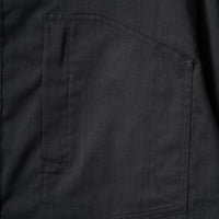 LOOP BUTTON PULLOVER SHIRT (Black)