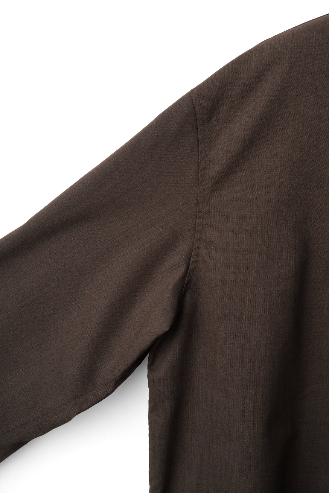 LOOP BUTTON PULLOVER SHIRT (Brown)