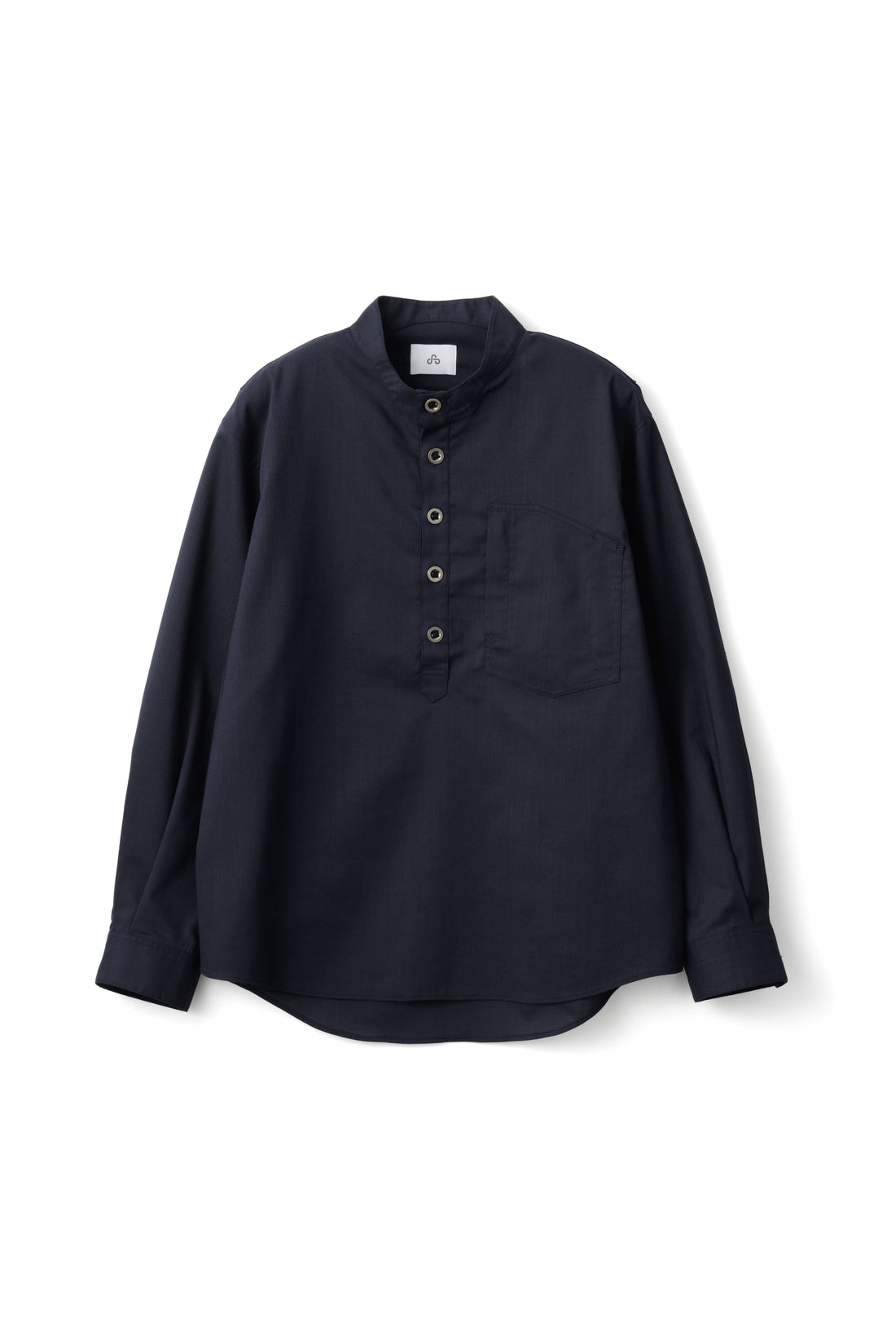 LOOP BUTTON PULLOVER SHIRT (Navy)