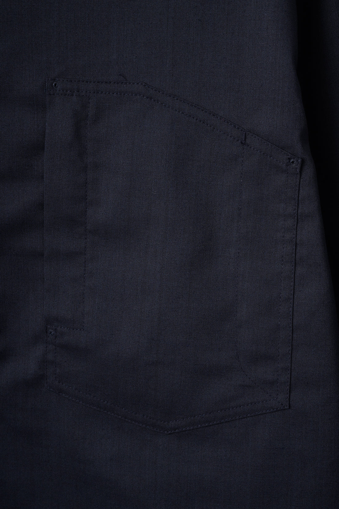 LOOP BUTTON PULLOVER SHIRT (Navy)