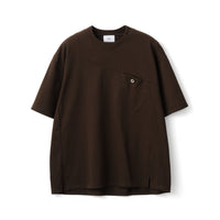 LOOP POCKET T-SHIRT (Brown)
