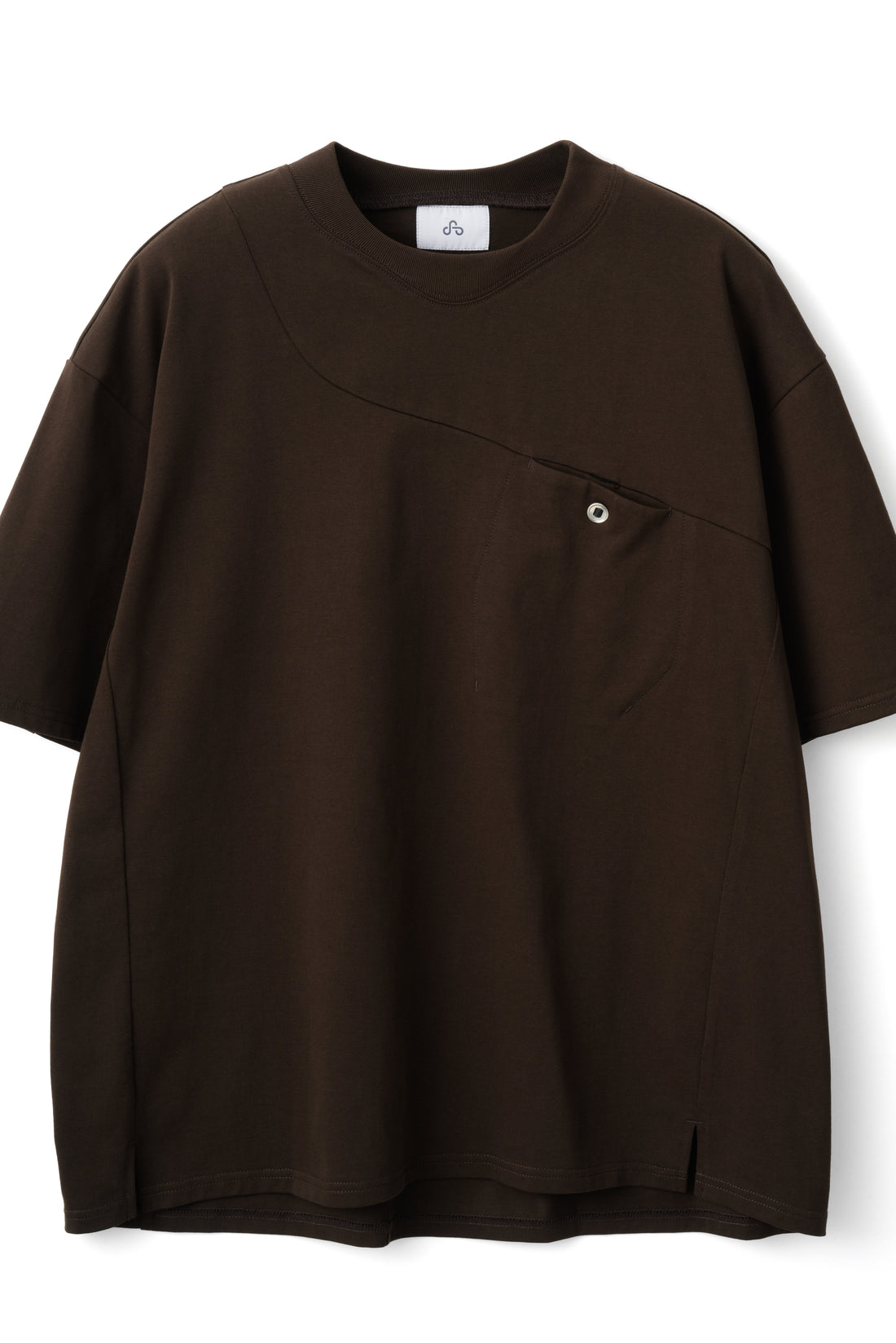 LOOP POCKET T-SHIRT (Brown)