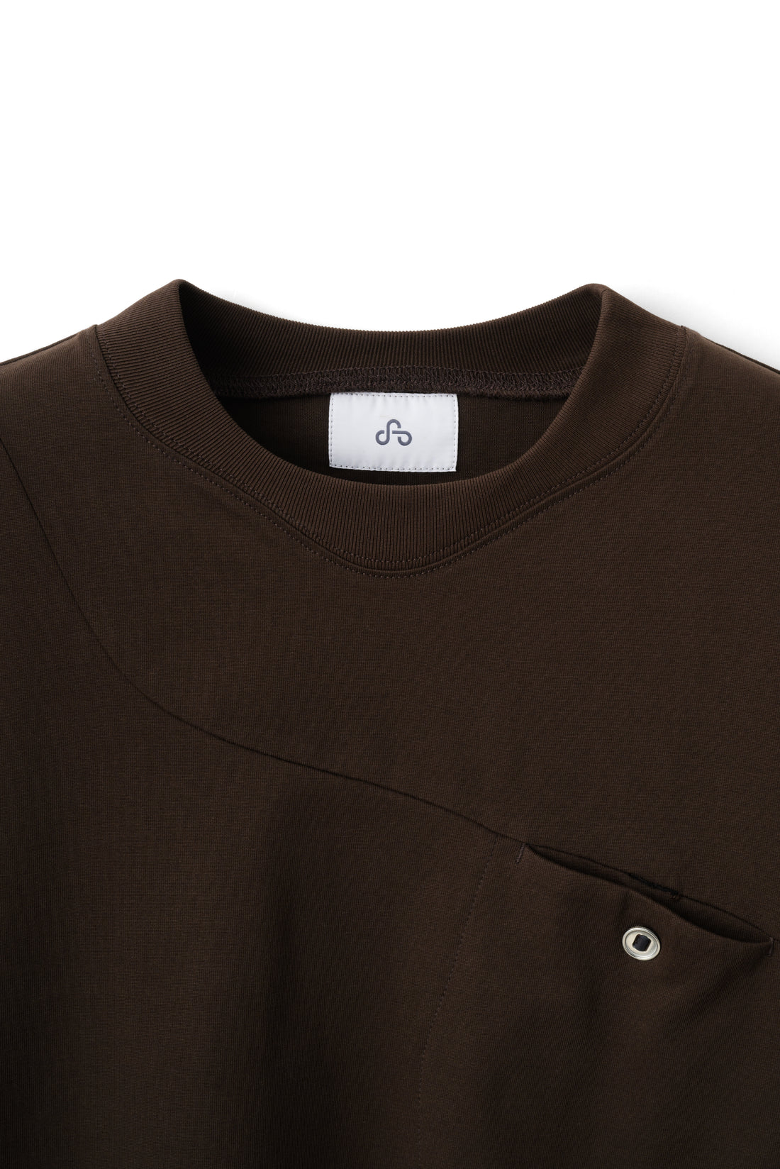LOOP POCKET T-SHIRT (Brown)