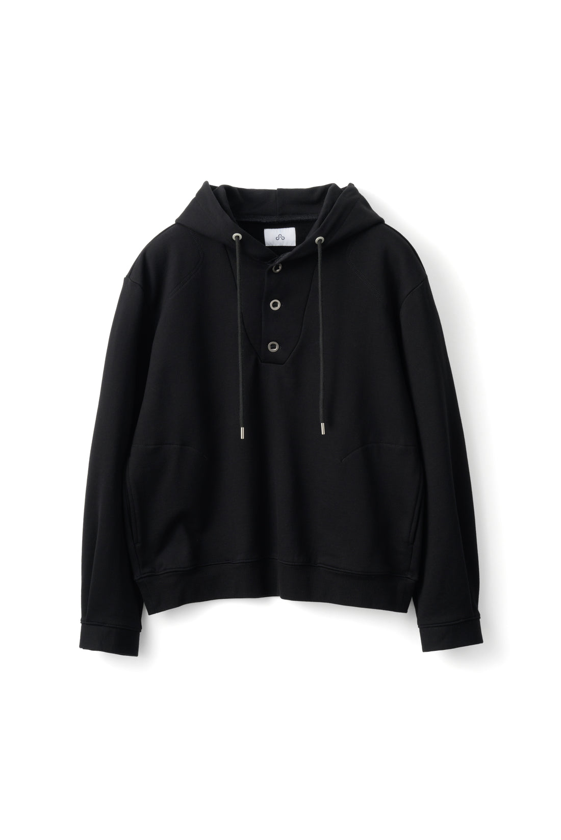 LOOP PULLOVER HOODIE (Black)
