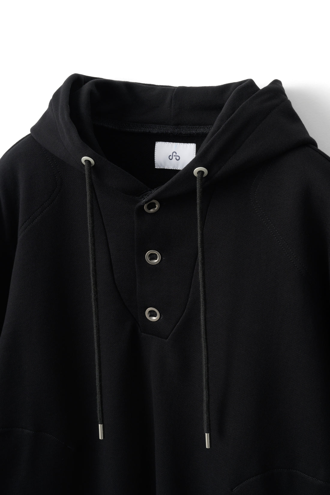 LOOP PULLOVER HOODIE (Black)