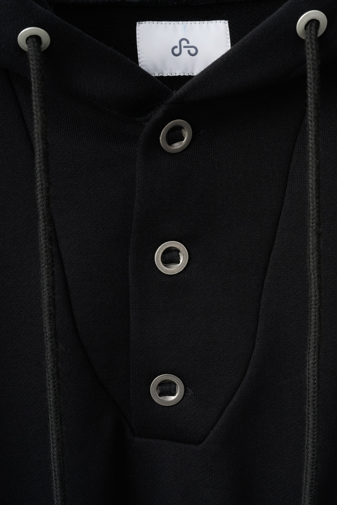 LOOP PULLOVER HOODIE (Black)