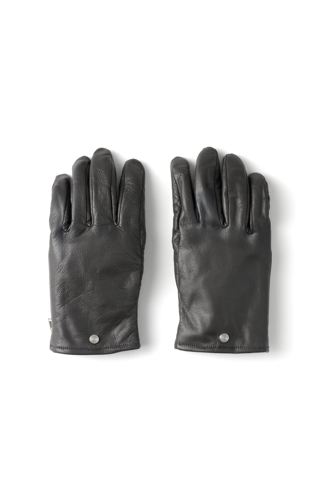 SMOOTH LAMB LEATHER GLOVES (BROWN)