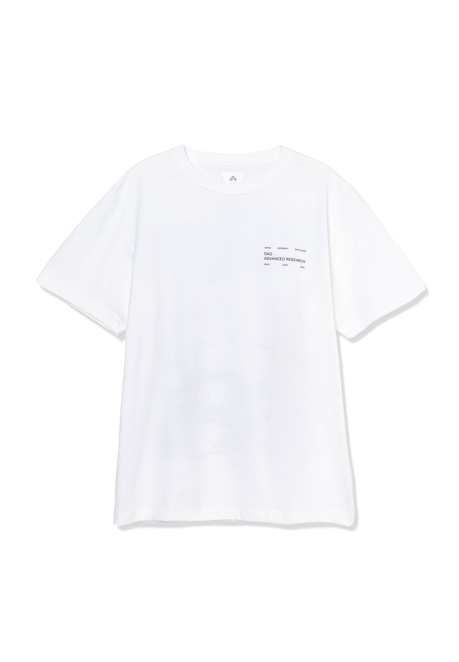 BASHŌ T-SHIRT for ADVANCED RESEARCH (White)